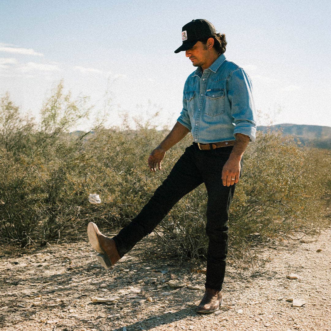 Cowboy Pro Shop Hat: Black