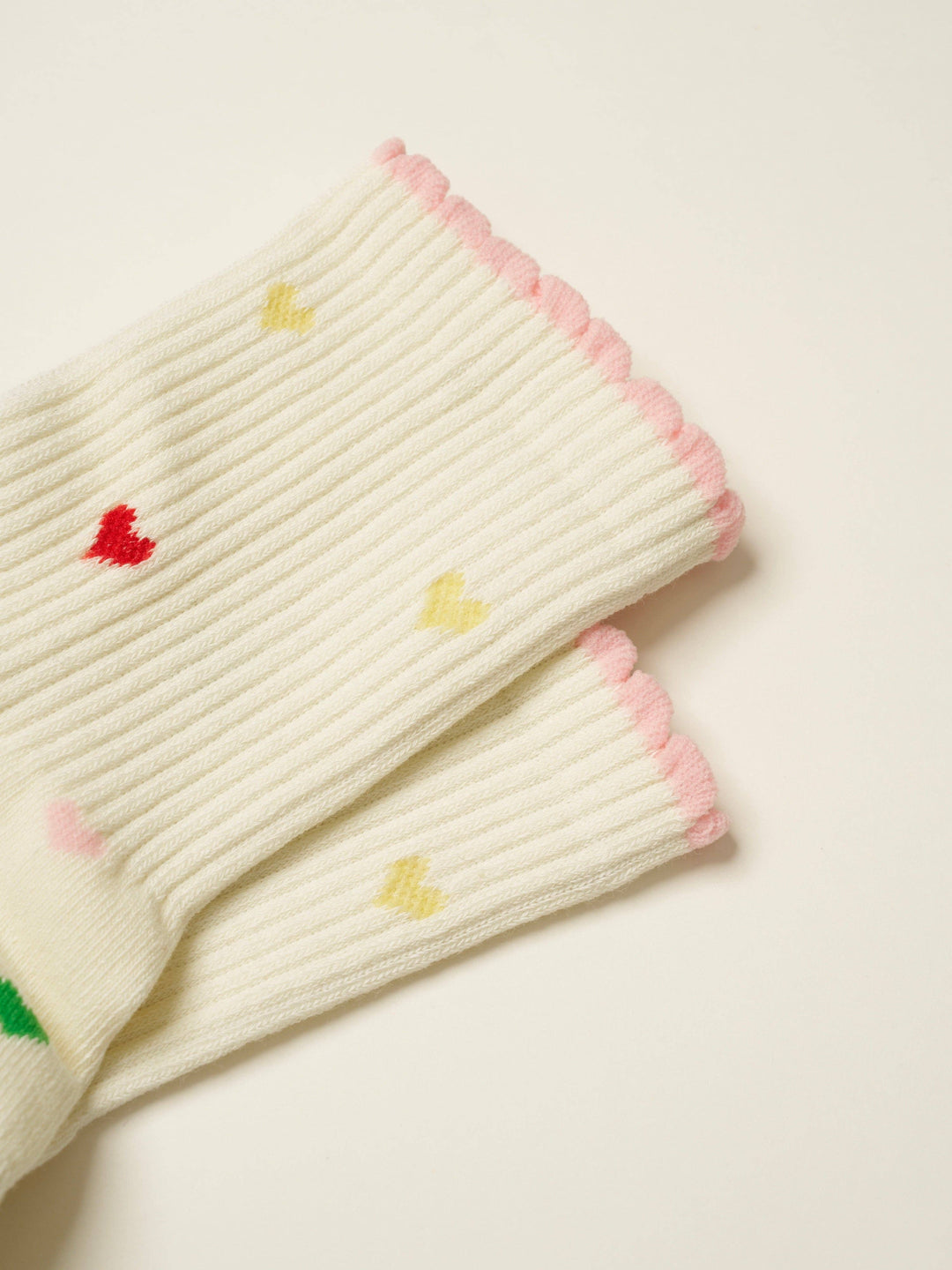 Mini Heart Petal Grip Sock