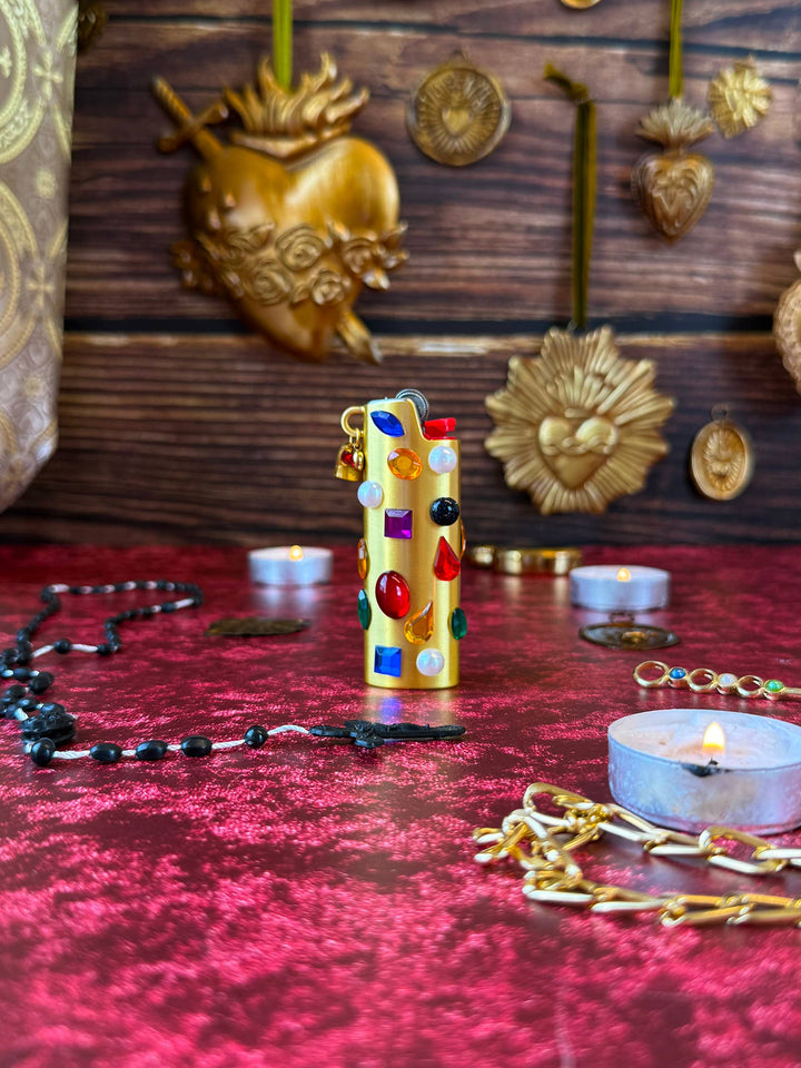 Bejeweled Lighter Case