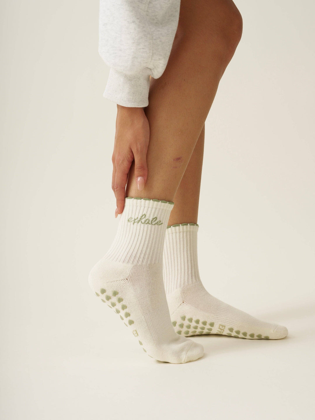 Inhale Exhale Grip Sock