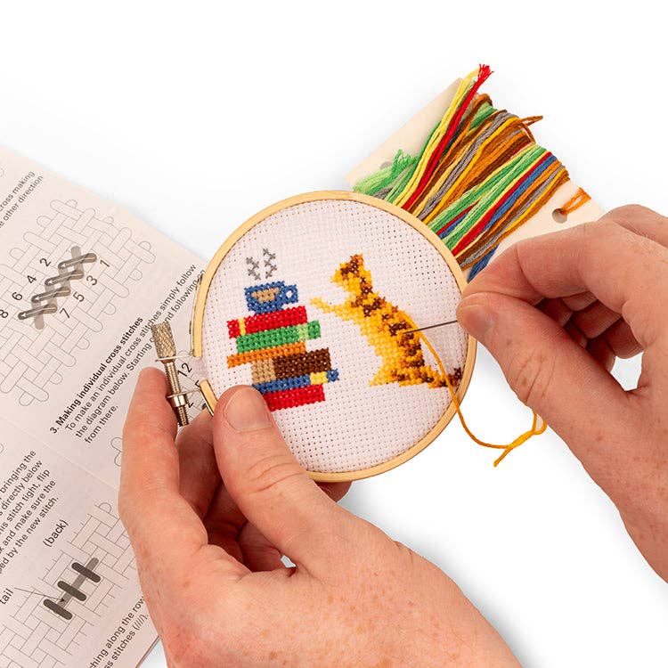 Cat Mini Cross Stitch Embroidery