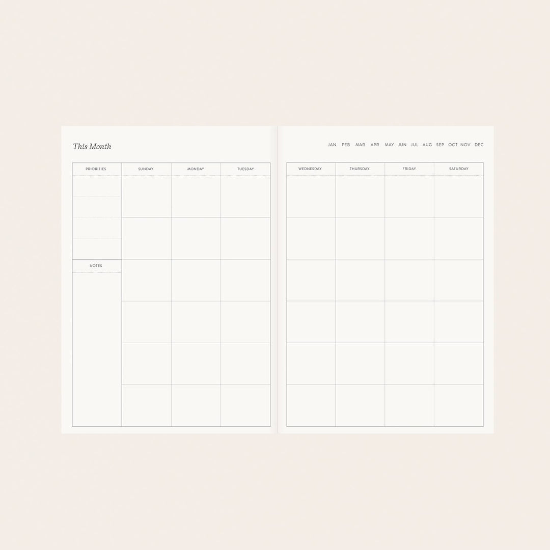 REVERIE | LINEN-BOUND UNDATED PLANNER