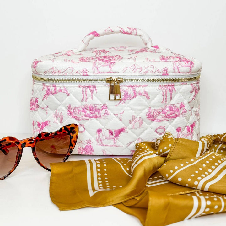 Cowgirl Pattern Duffle Bag