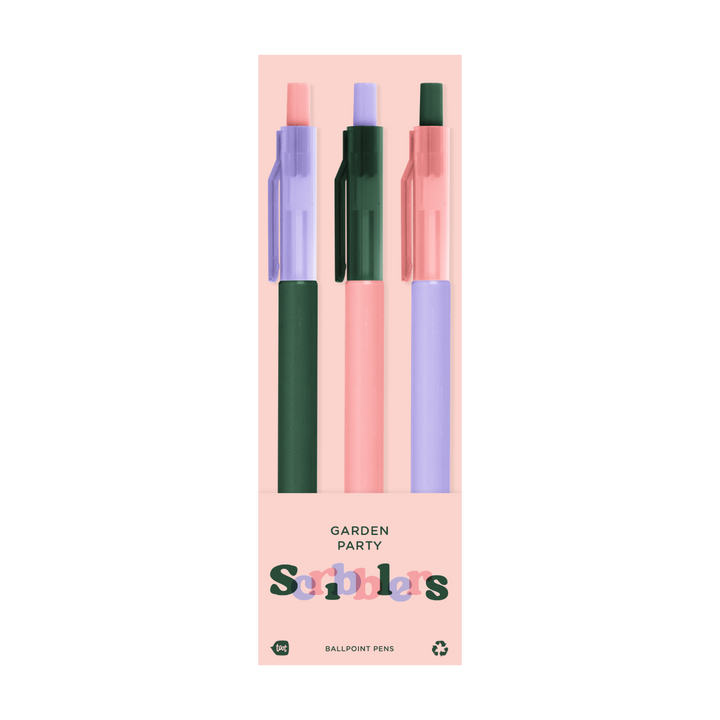 Garden Party Scribbler 3 Pack