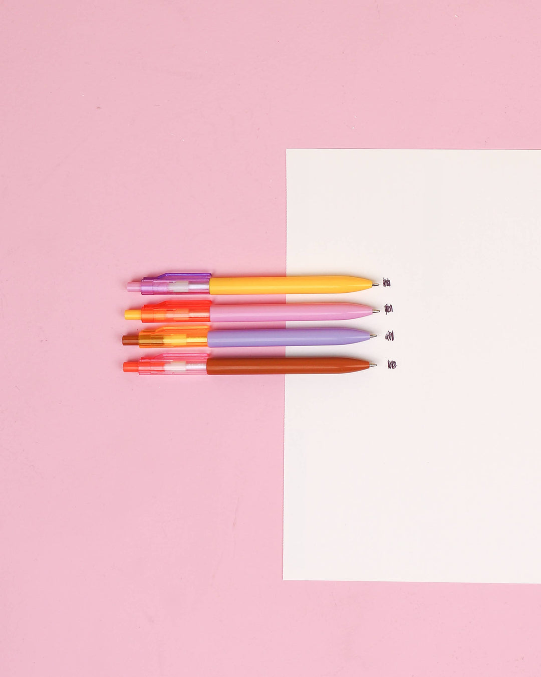 Scribblers Ballpoint Pens: Miss Matcha Scribbler 3 Pack