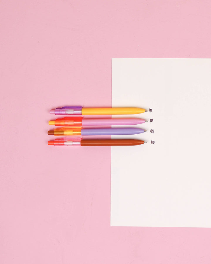 Scribblers Ballpoint Pens: Miss Matcha Scribbler 3 Pack