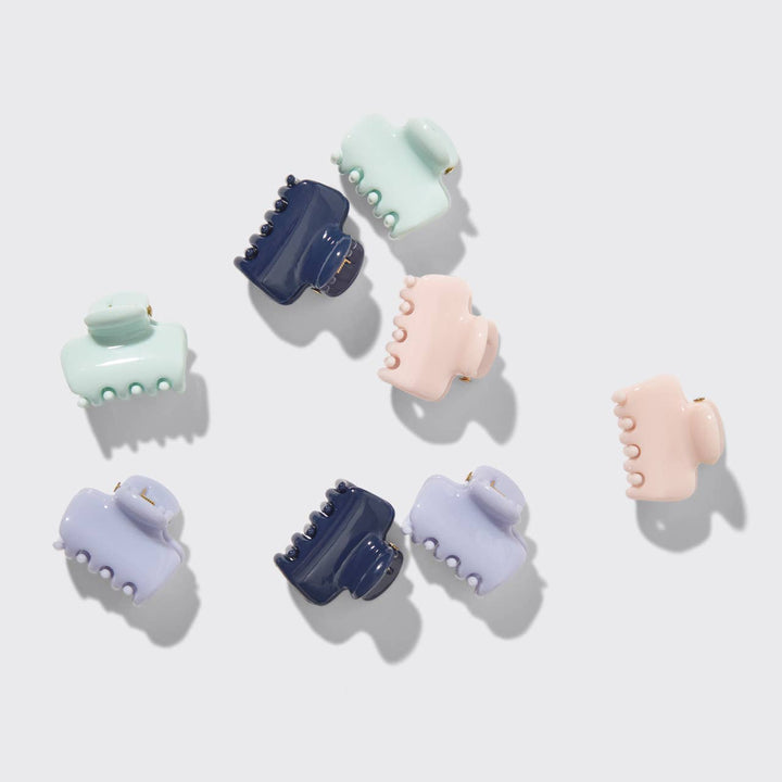Garden Bouquet Recycled Plastic Mini Cloud Clips 8pc Set
