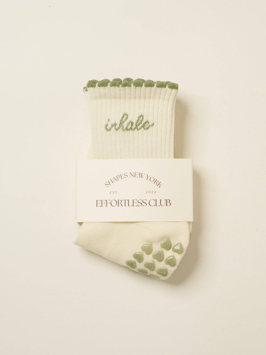 Inhale Exhale Grip Sock