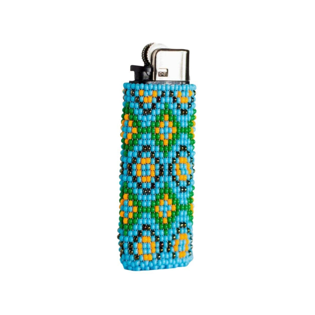 Zulu - Beaded Lighter Case with Tribal Geometric Patterns