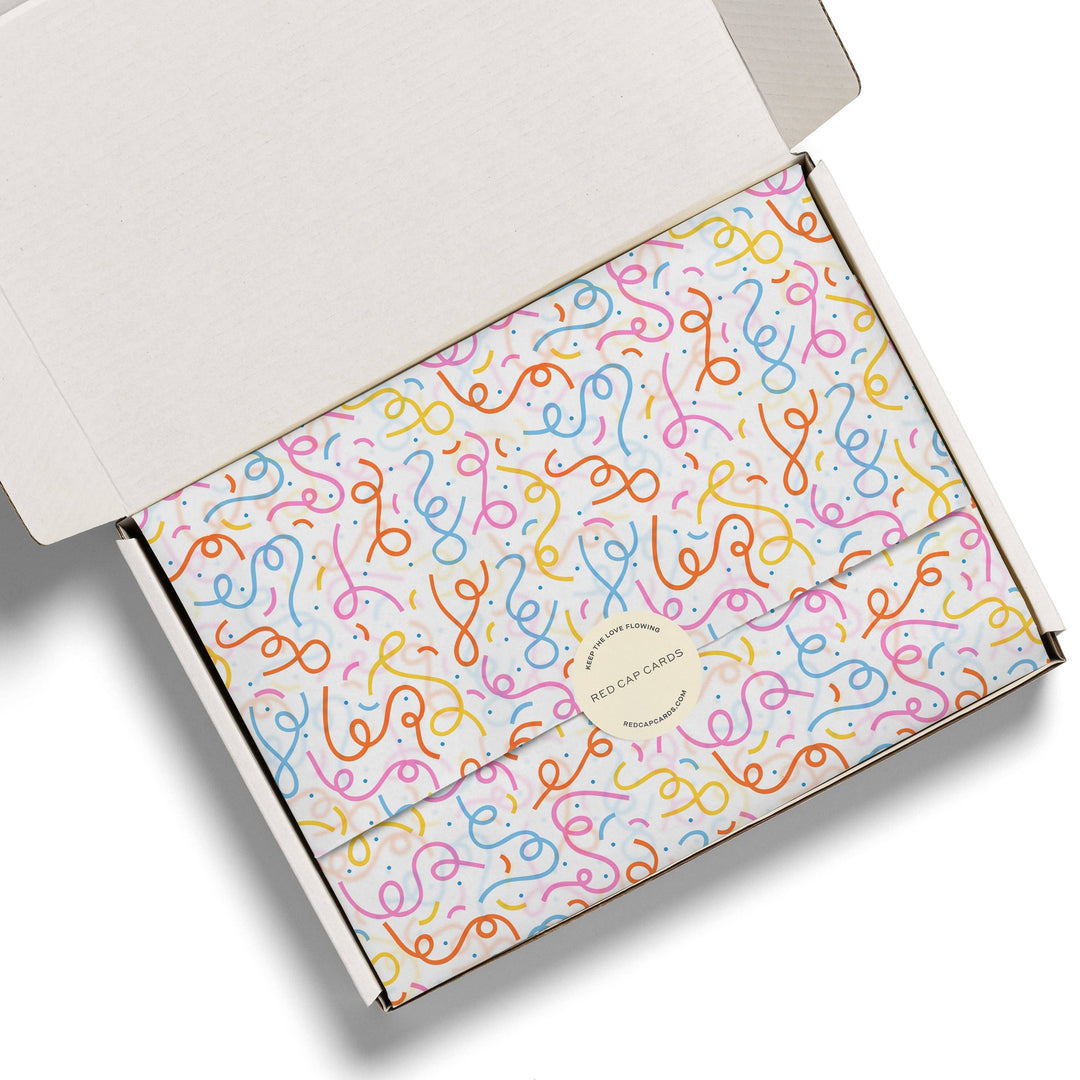 Confetti tissue paper: 5 Sheets