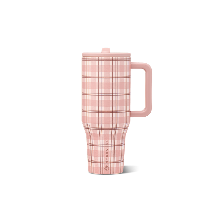 Pillow Talk Plaid HydroJug 32 oz Traveler Tumbler