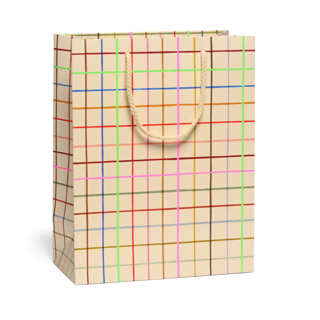 Color Grid gift bags: Medium