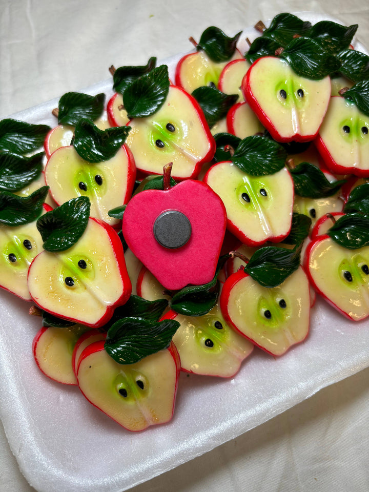 Sliced Apple Kitchen Magnet