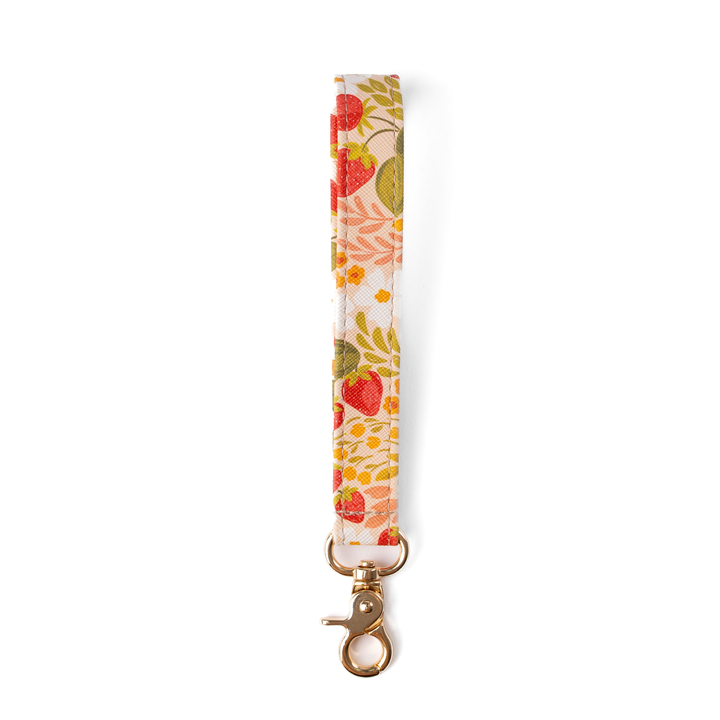 Floral Wristlet Keychain: Pressed Floral