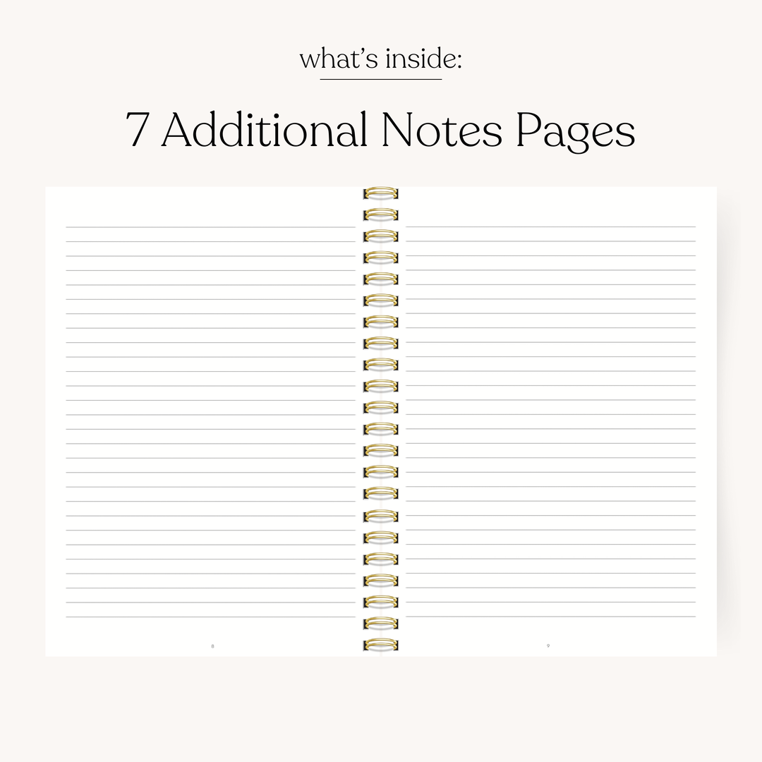 Summer Meadows 2025-2026 Academic Planner: 8.5x11