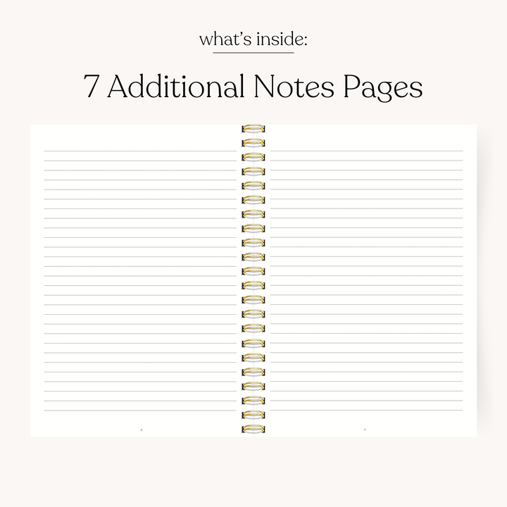 Summer Meadows 2025-2026 Academic Planner: 8.5x11