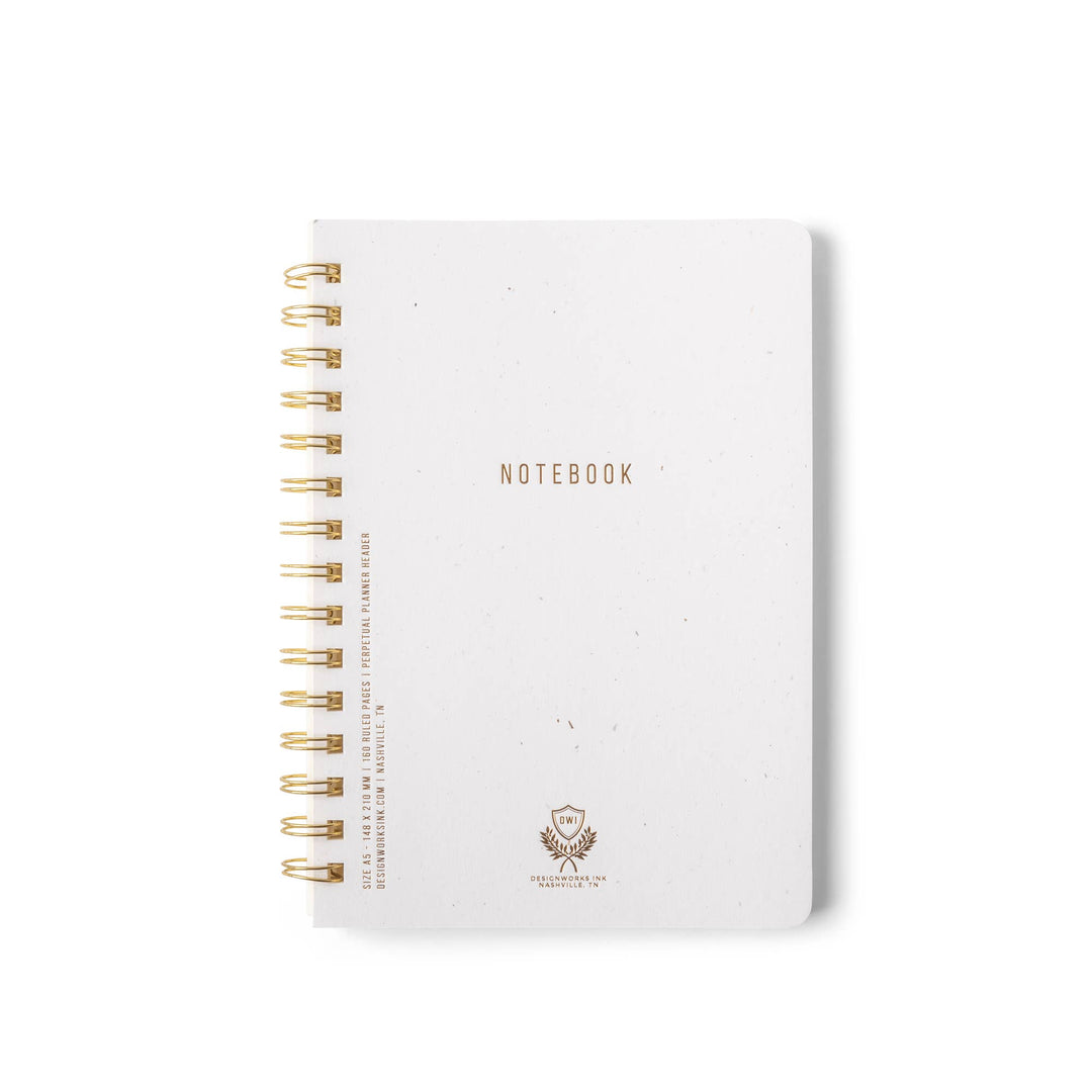 Twin Wire Journal - Small: Juniper / 6" X 8.25"