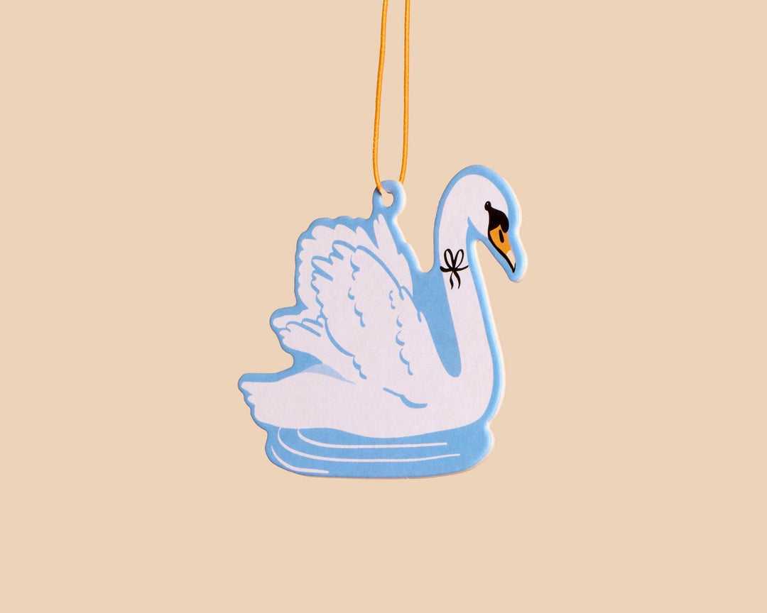Swan Air Freshener - Blueberry Scent - Fathers Day Gift Mothers Day Spring Easter