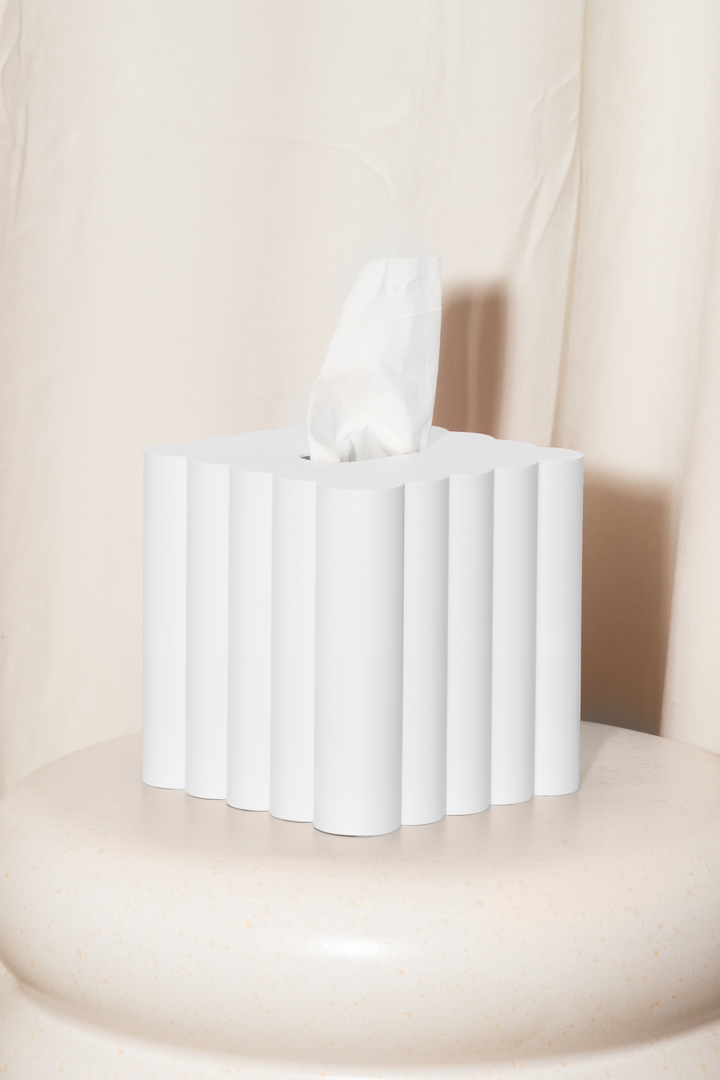 Light Pink Cloud Tissue Box Cover