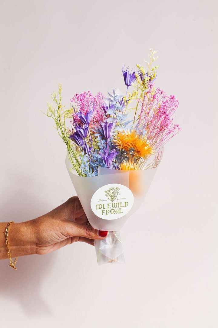 Pastel Dried Flower Mini Bouquet