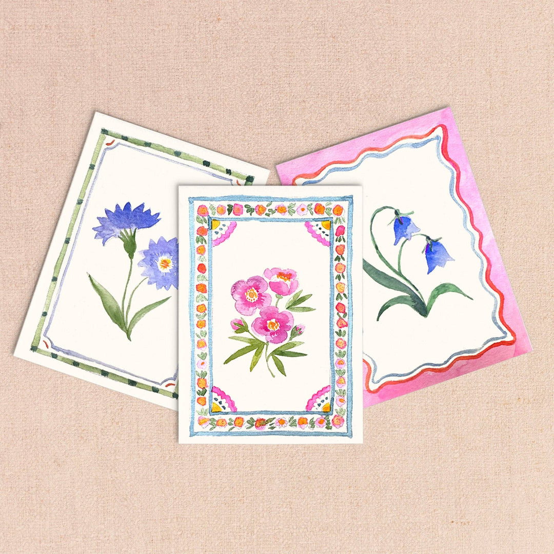 Mini Watercolor Painting Kit: Flowers