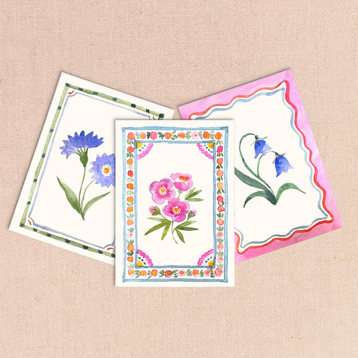 Mini Watercolor Painting Kit: Flowers