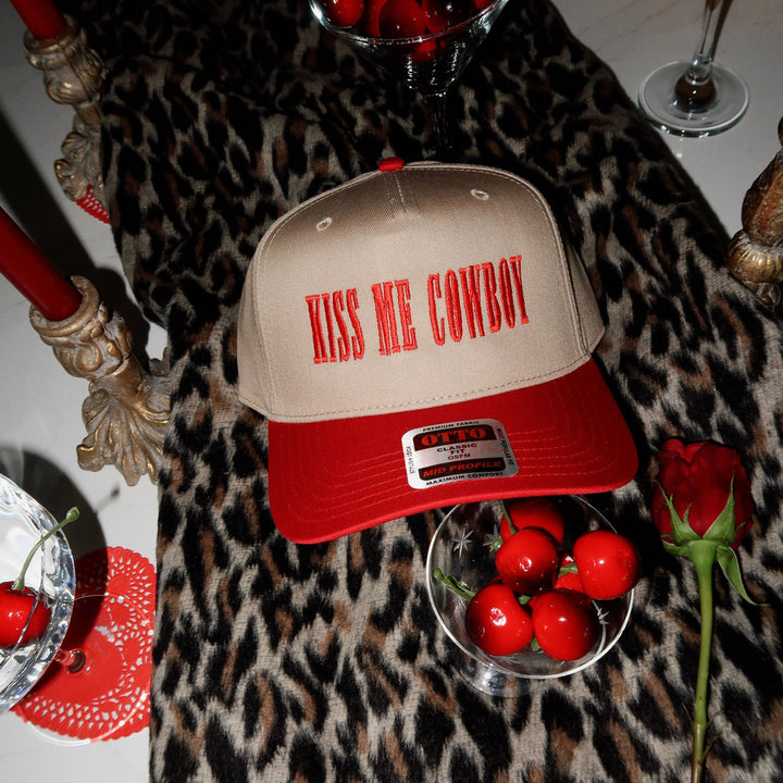 Kiss Me Cowboy- Valentines Day Hat
