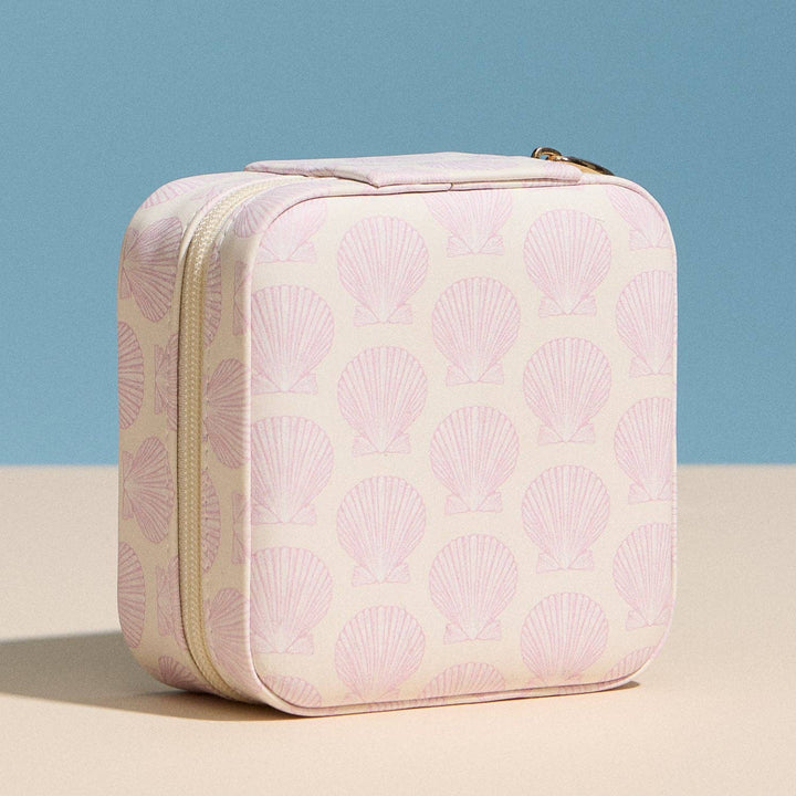 Pink Shell Travel Jewelry Box: PK / ONE