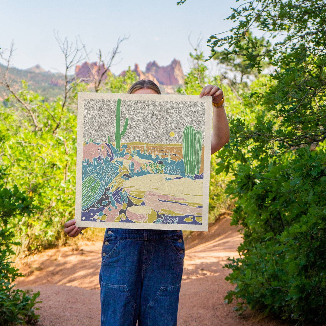 12"x12" Desert Mountain #33