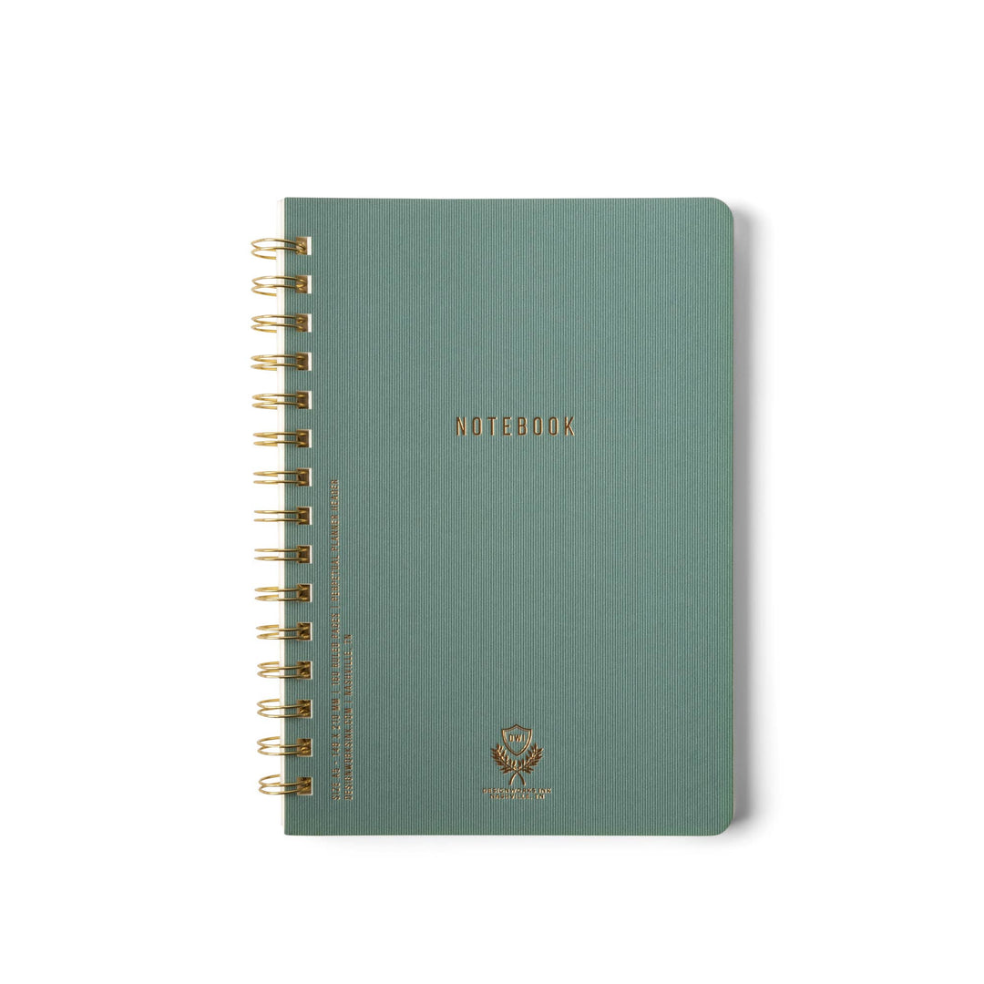 Twin Wire Journal - Small: Juniper / 6" X 8.25"