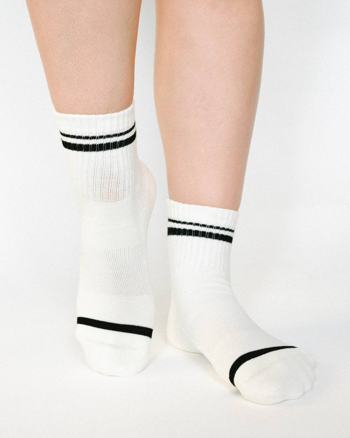 Women's Varsity Ankle Grip Sock: S/M
