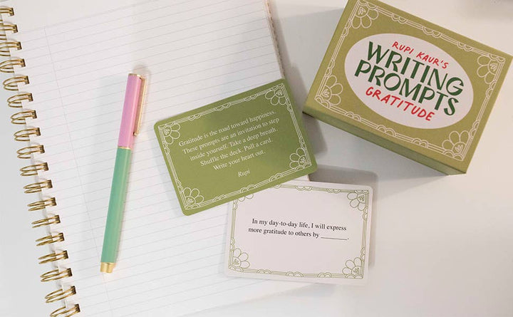 Rupi Kaur's Writing Prompts Gratitude by Rupi Kaur