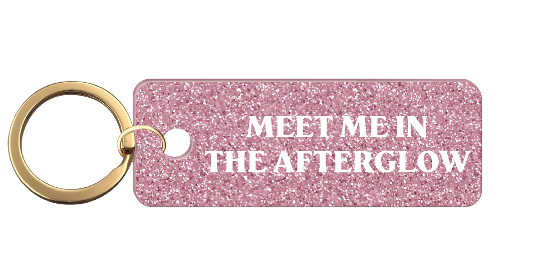 Afterglow Acrylic Lightweight and Durable Keychain for Women