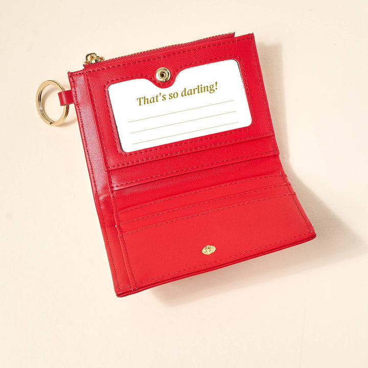 Luxe Pocket Wallet-Strawberry Fields