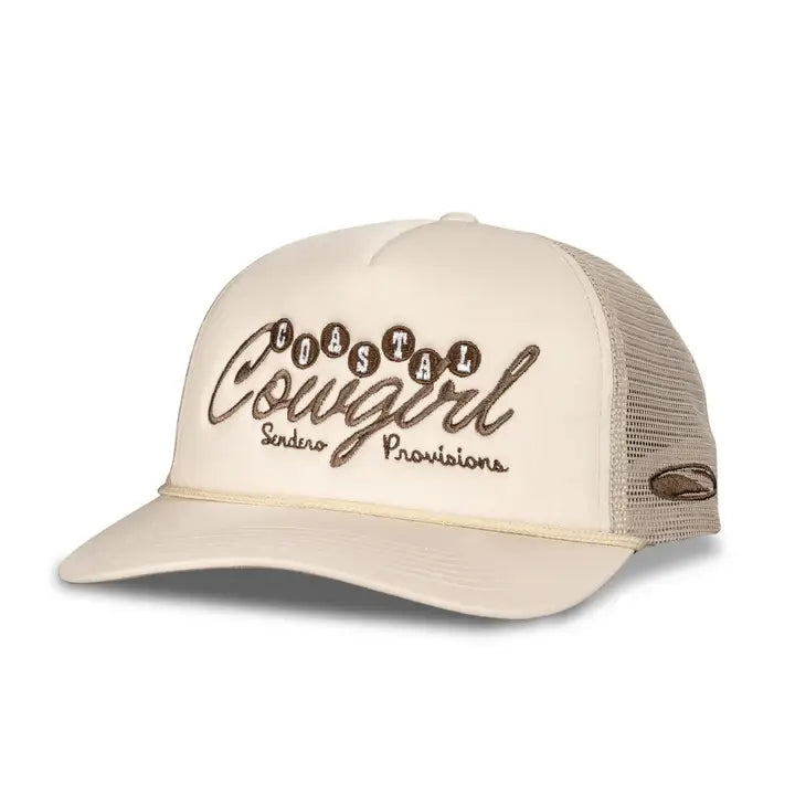 Coastal Cowgirl Hat: Cream/Brown