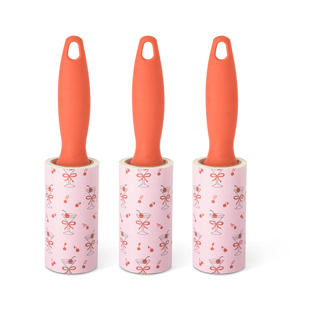 Printed 300 Sheet Lint Roller - Pink Martini