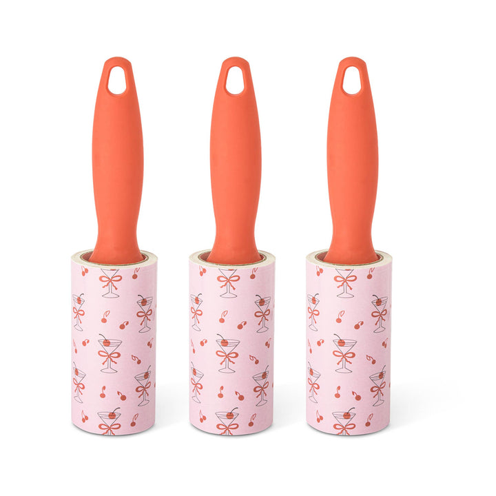 Printed 300 Sheet Lint Roller - Pink Martini