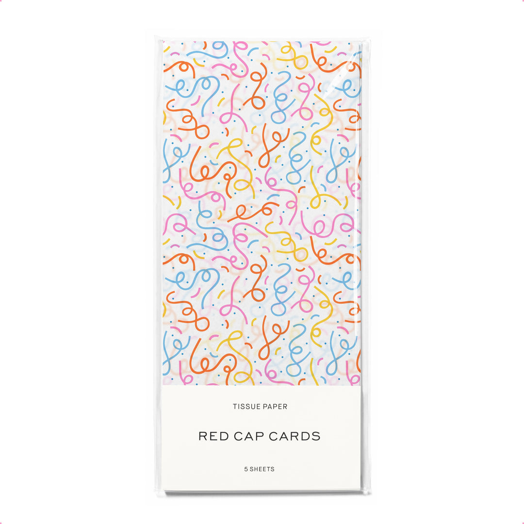 Confetti tissue paper: 5 Sheets