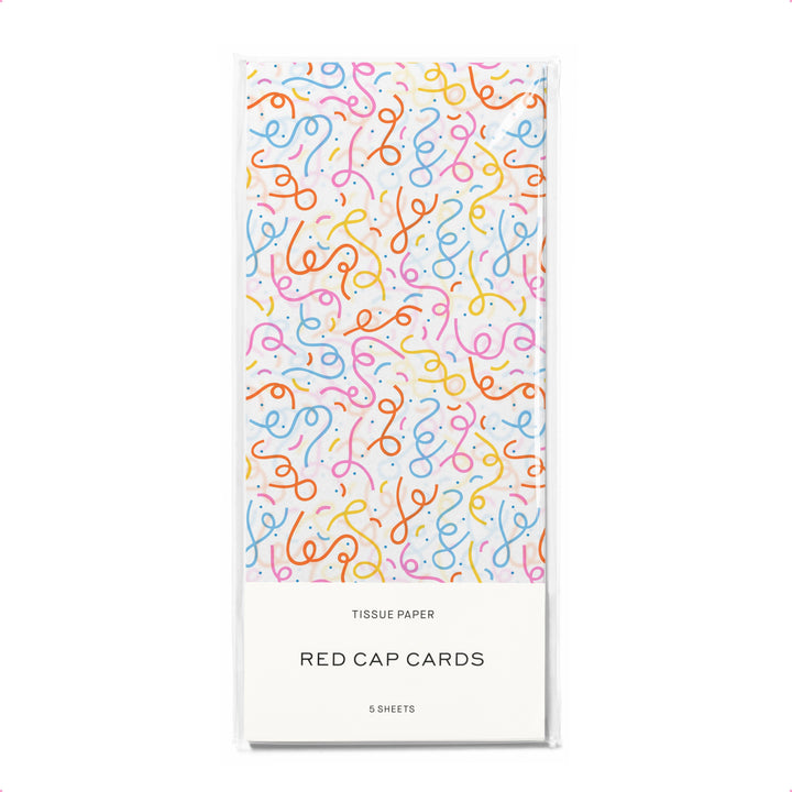 Confetti tissue paper: 5 Sheets