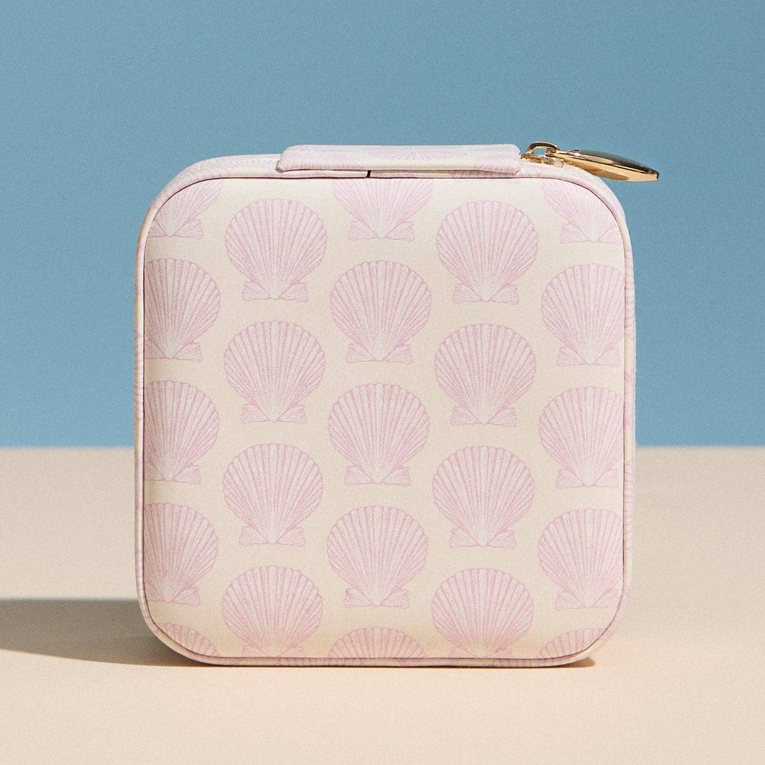 Pink Shell Travel Jewelry Box: PK / ONE