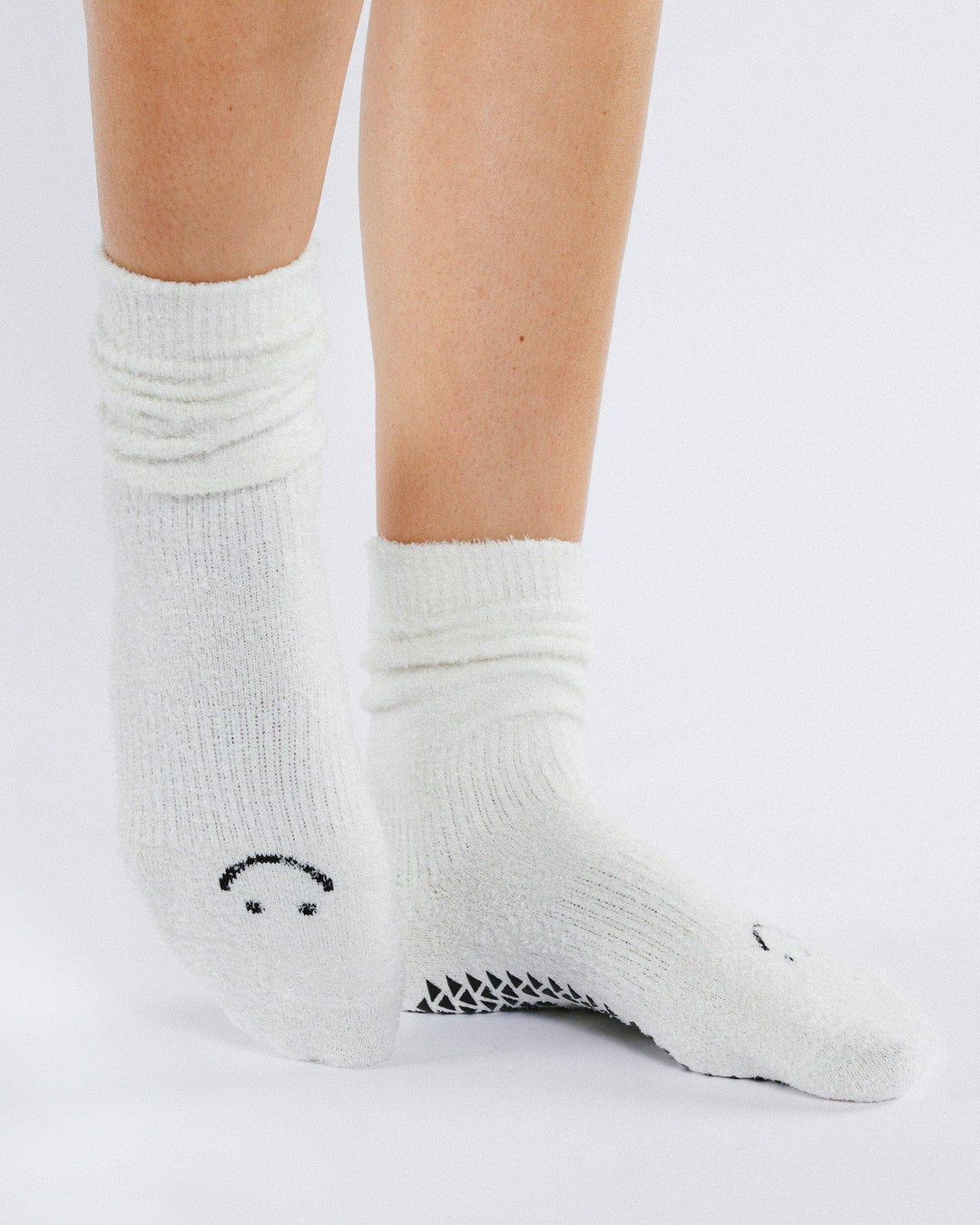 Women's Happy Cloud Crew Grip Sock: S/M
