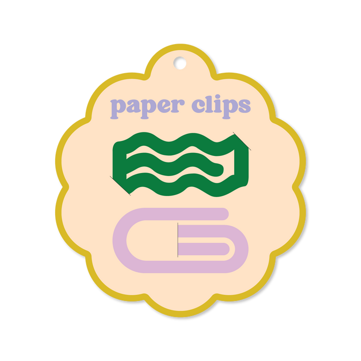 Paper Clips / Bookmarks: Orange & Pink