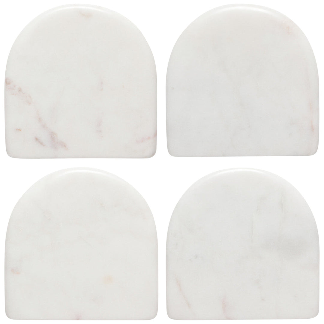 Arched Marble Coaster Set