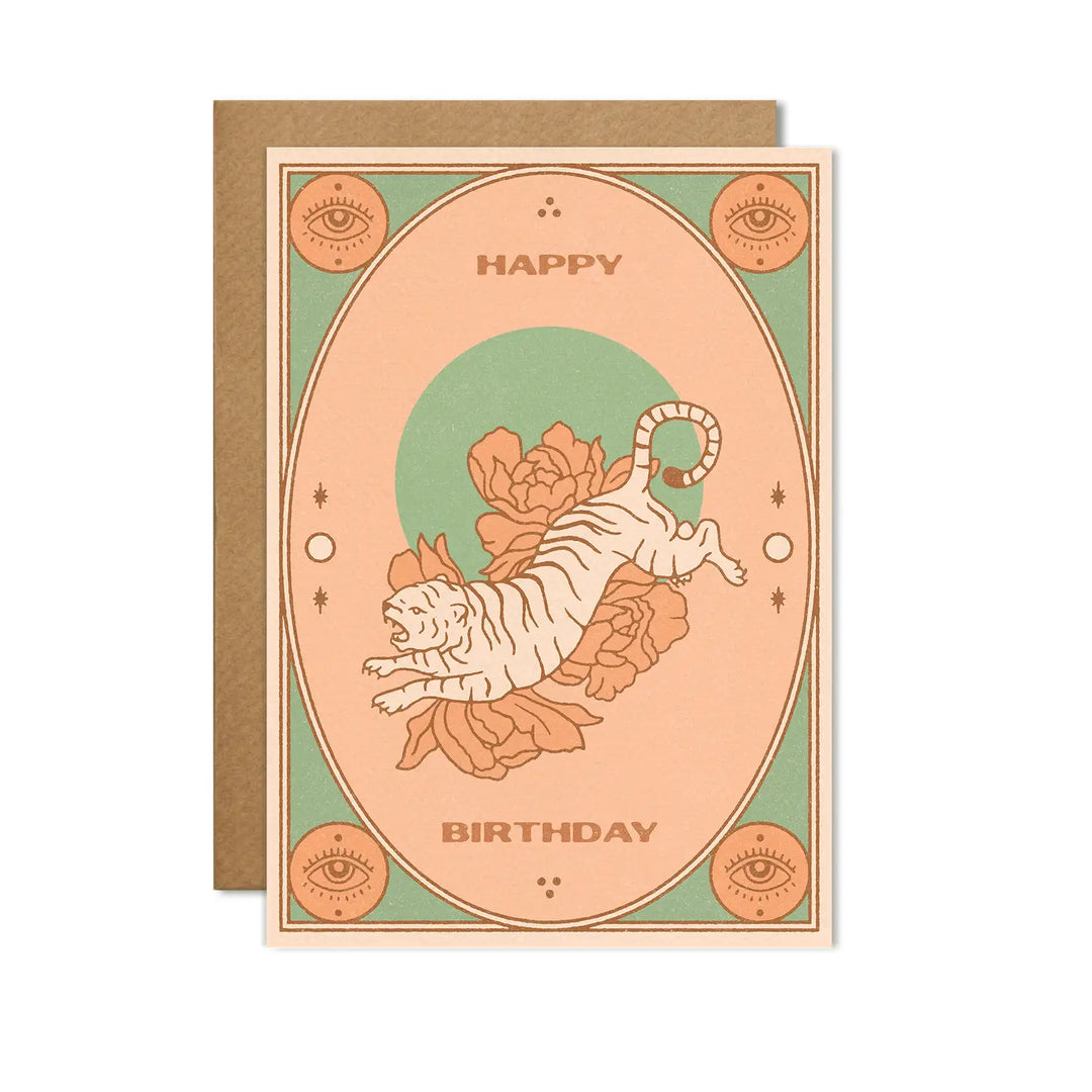 Happy Birthday Tiger Card