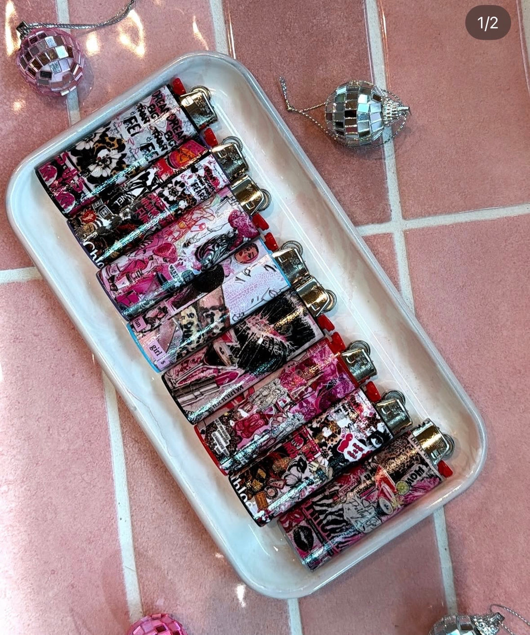 Decoupage Lighters