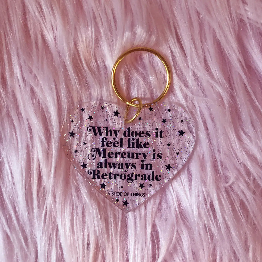 Mercury Retrograde Keychain