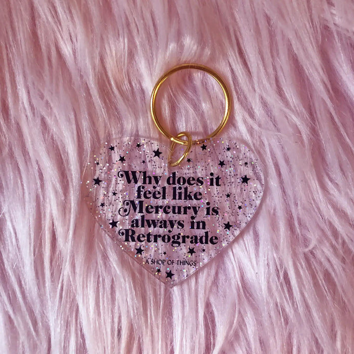 Mercury Retrograde Keychain