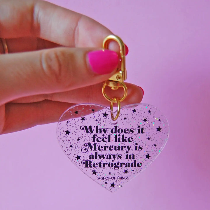Mercury Retrograde Keychain