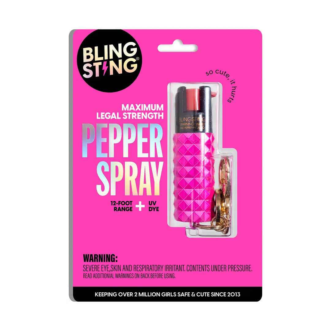 Metallic Studded Pepper Spray