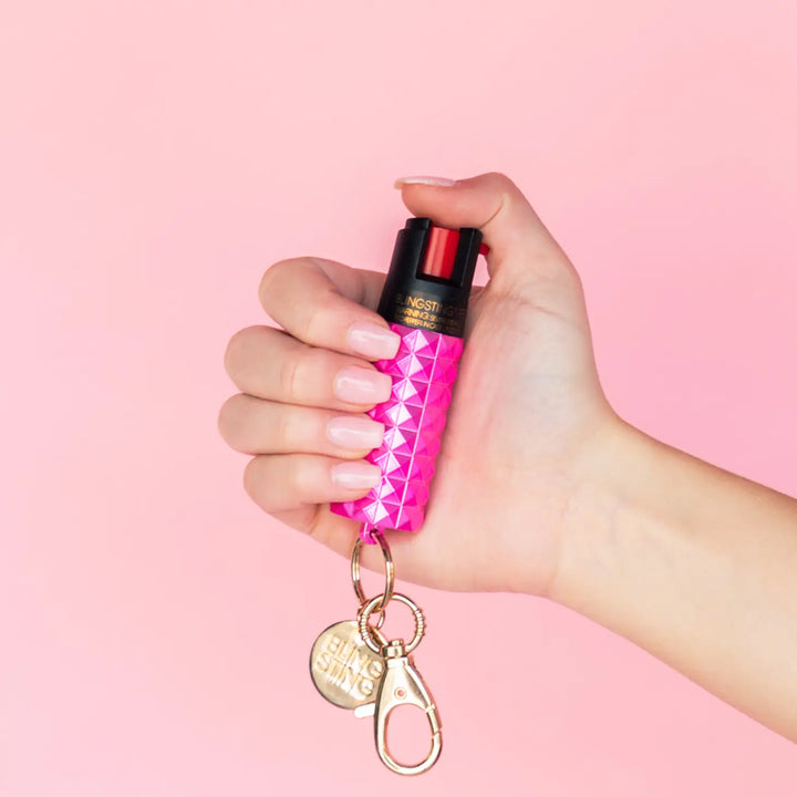 Metallic Studded Pepper Spray